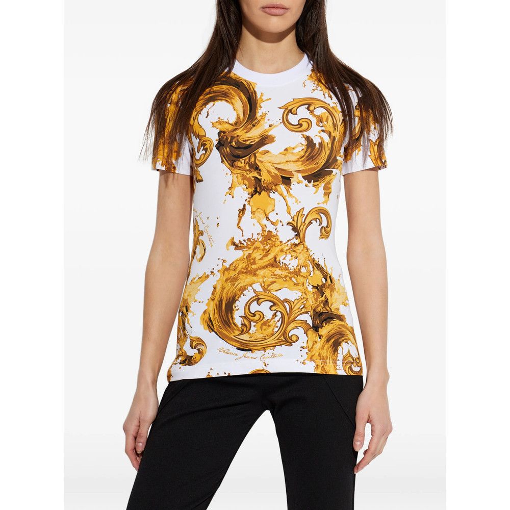 Versace Jeans Couture Versace Jeans Couture YELLOW Tops - T-shirts & Jerseys Size XS / US 0-2 / IT 36-38 - 4 Thumbnail