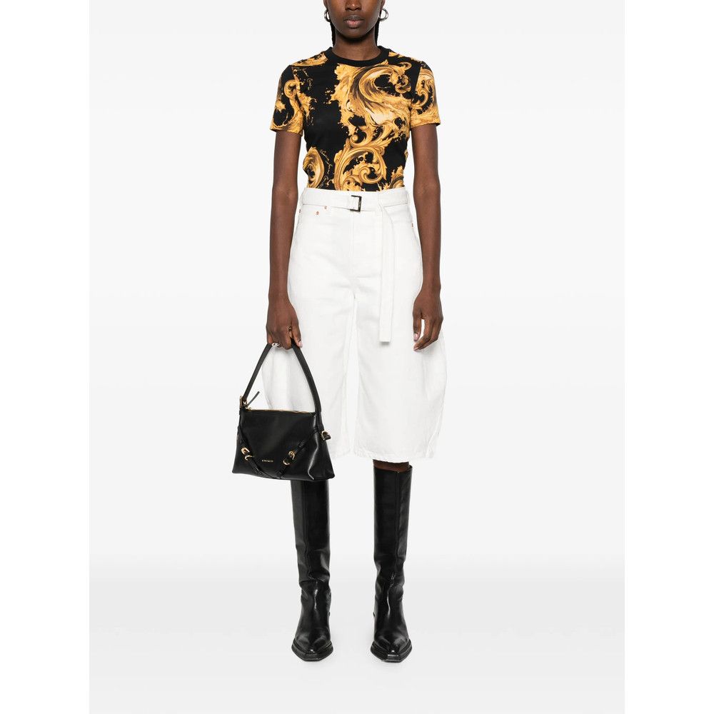 Versace Jeans Couture Versace Jeans Couture BLACK Tops - T-shirts & Jerseys Size S / US 4 / IT 40 - 2 Thumbnail