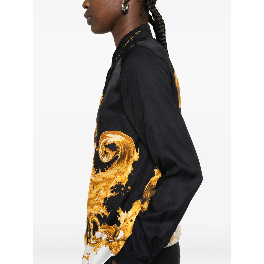 Versace Jeans Couture Versace Jeans Couture BLACK Tops - Shirts Size S / US 4 / IT 40 - 4 Thumbnail