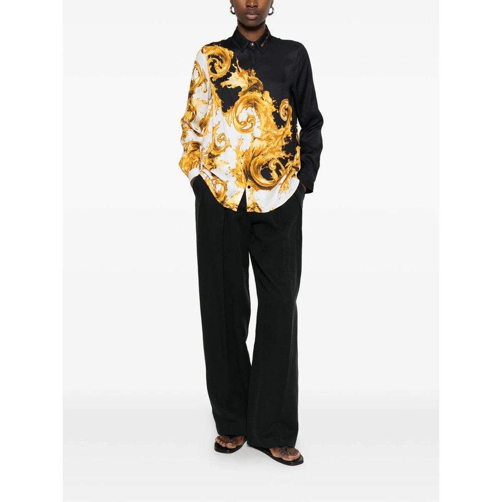 Versace Jeans Couture Versace Jeans Couture BLACK Tops - Shirts Size S / US 4 / IT 40 - 2 Thumbnail