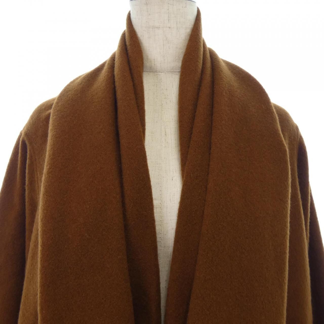 Hermes Hermes Hermès 100% Cashmere Coat Textile Outerwear DUTY FREE for USA Size ONE SIZE - 5 Thumbnail