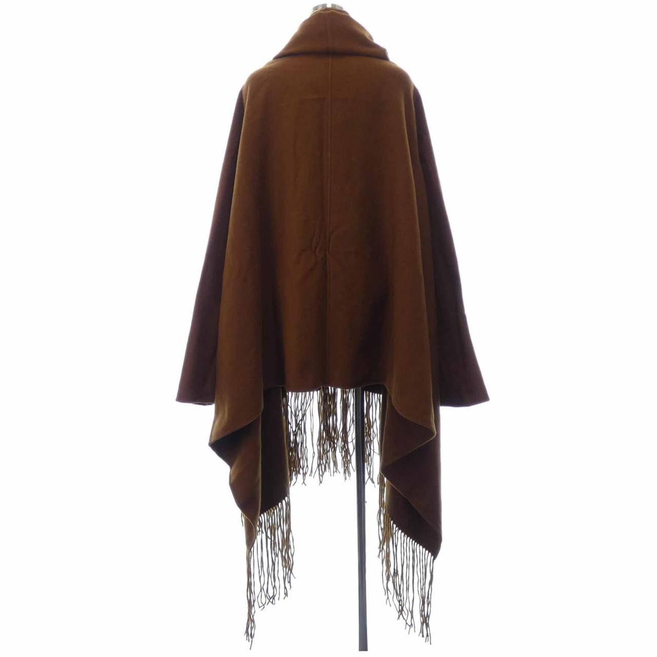 Hermes Hermes Hermès 100% Cashmere Coat Textile Outerwear DUTY FREE for USA Size ONE SIZE - 2 Thumbnail