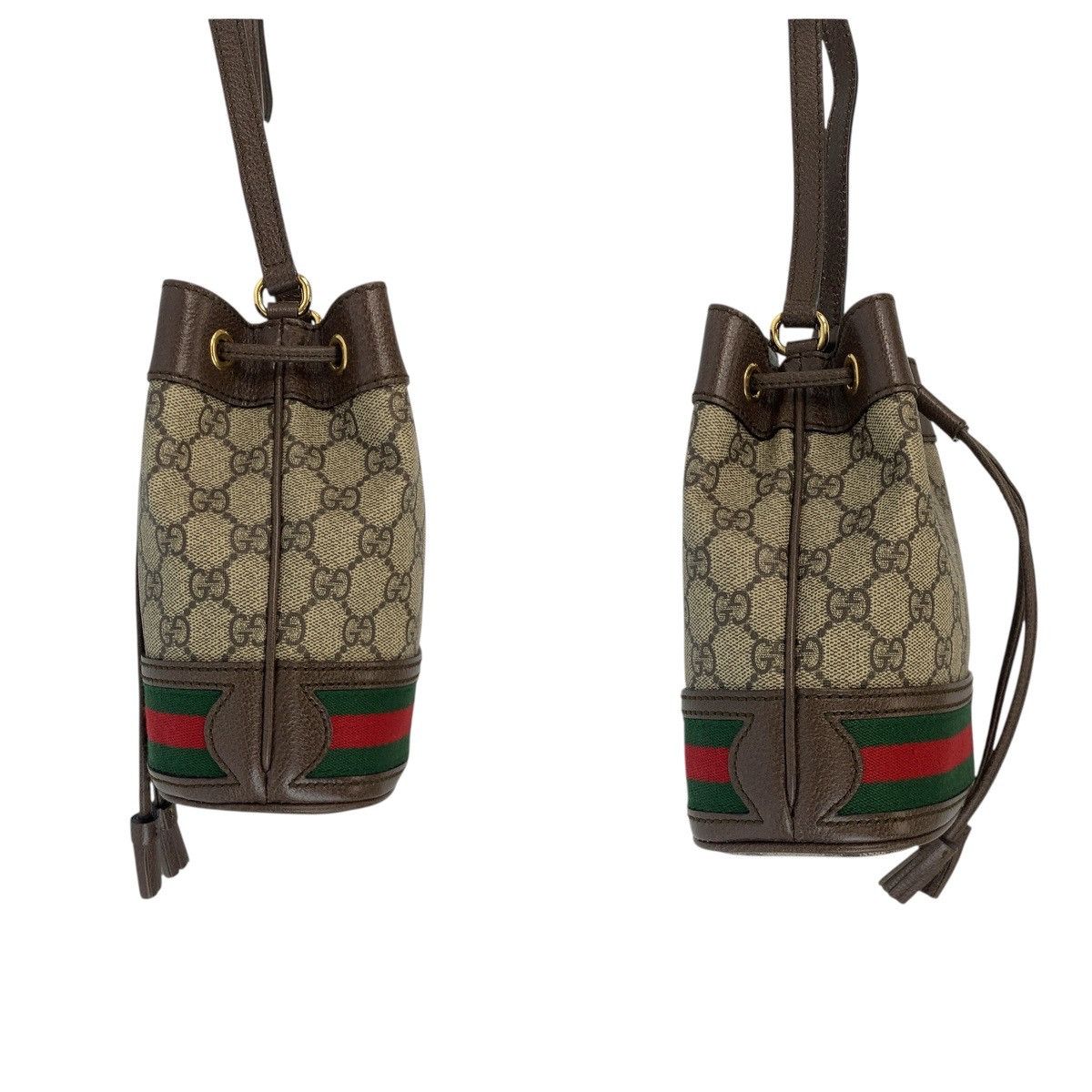 Gucci Gucci Gucci Ophidia GG Supreme Canvas Shoulder Bag Leather Shoulder Bag 550620 DUTY FREE for USA Size ONE SIZE - 9 Thumbnail