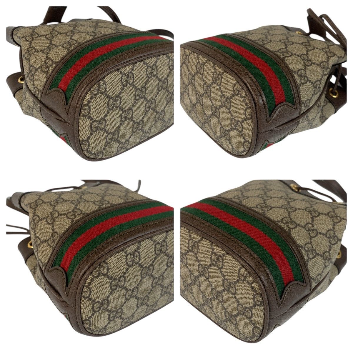 Gucci Gucci Gucci Ophidia GG Supreme Canvas Shoulder Bag Leather Shoulder Bag 550620 DUTY FREE for USA Size ONE SIZE - 3 Thumbnail