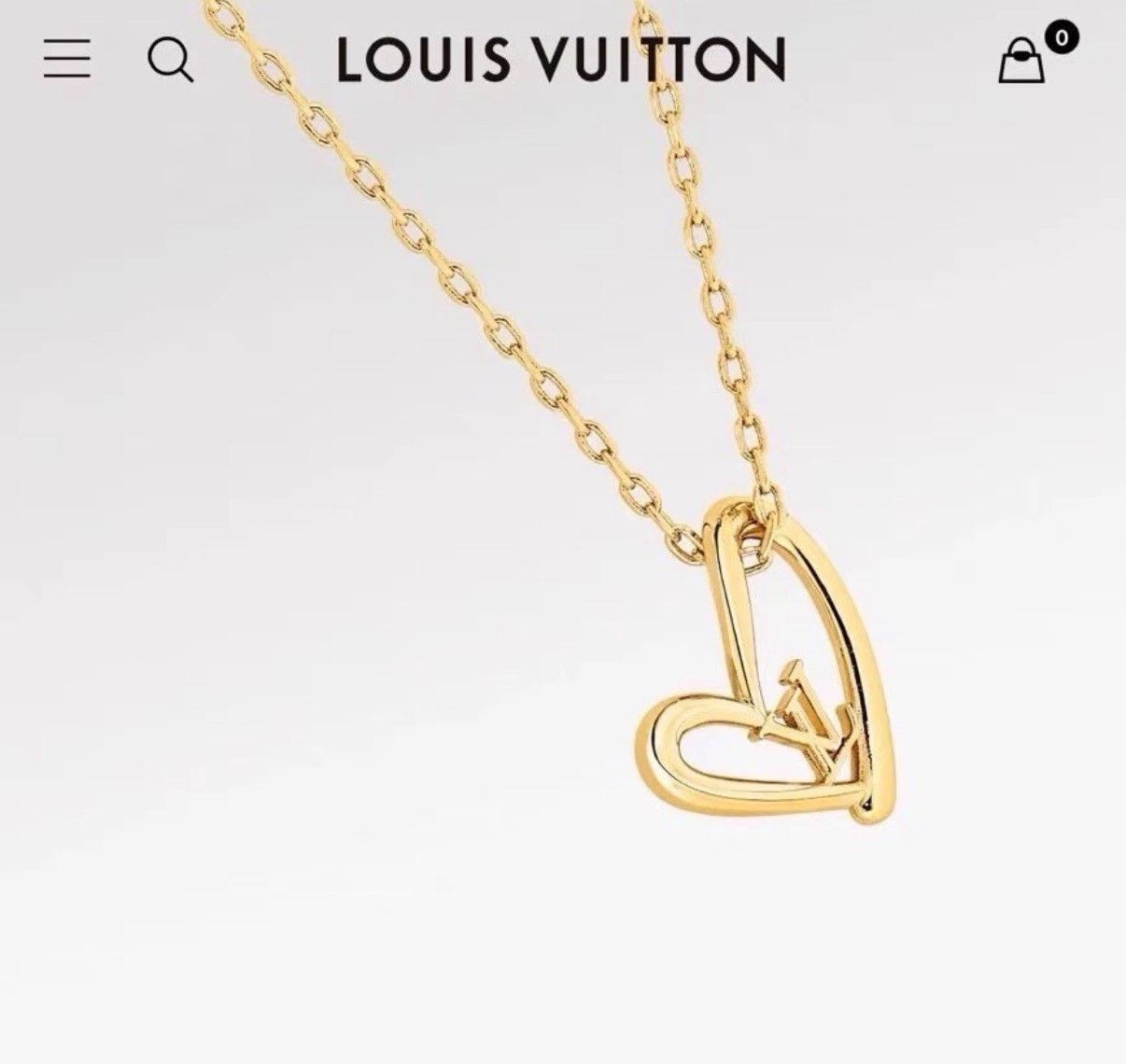 Louis Vuitton LV Genuine Necklace Size ONE SIZE - 4 Thumbnail