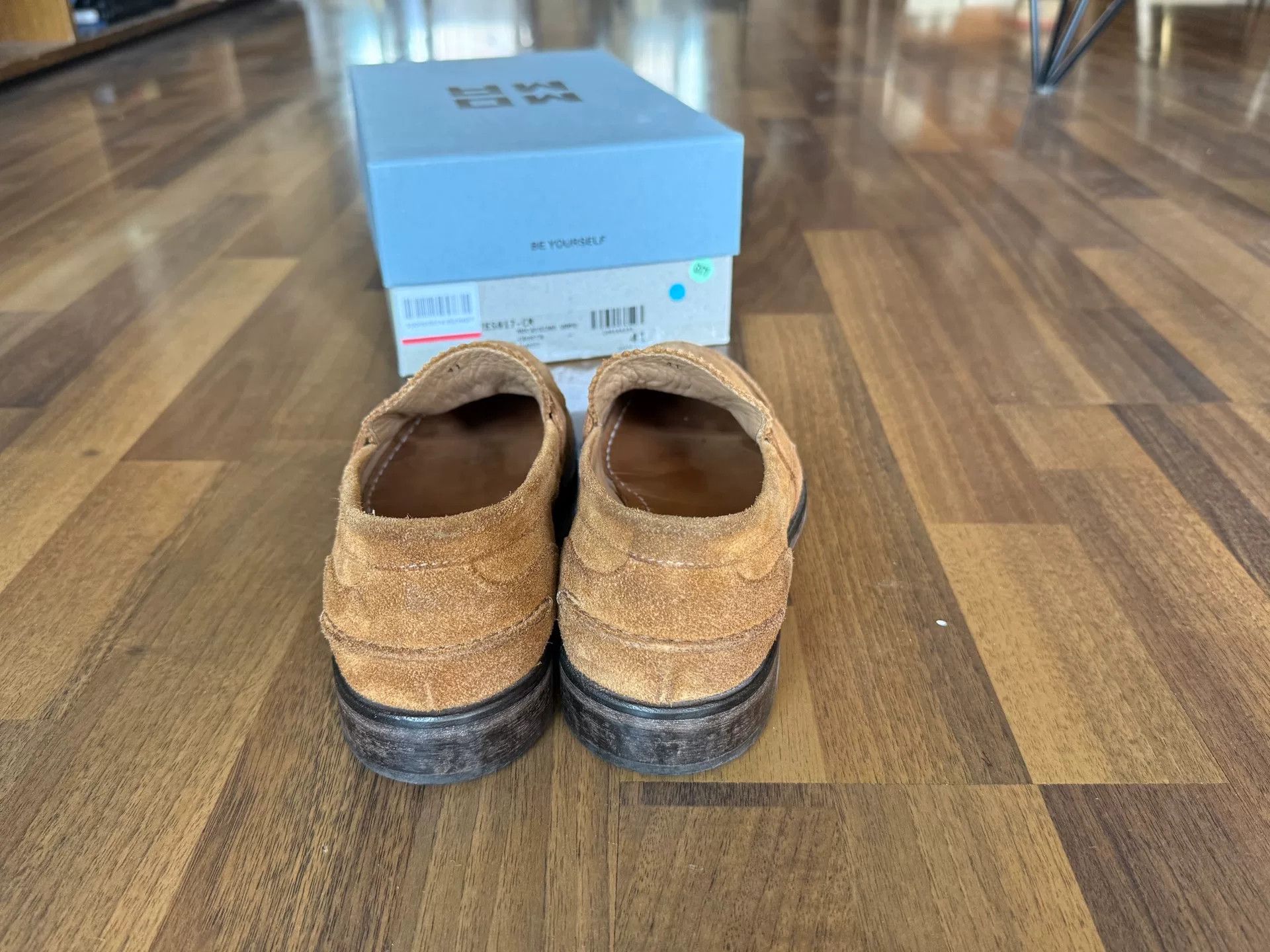 MoMA MOMA Men's Distressed Suede Loafers Size US 8 / EU 41 - 3 Thumbnail