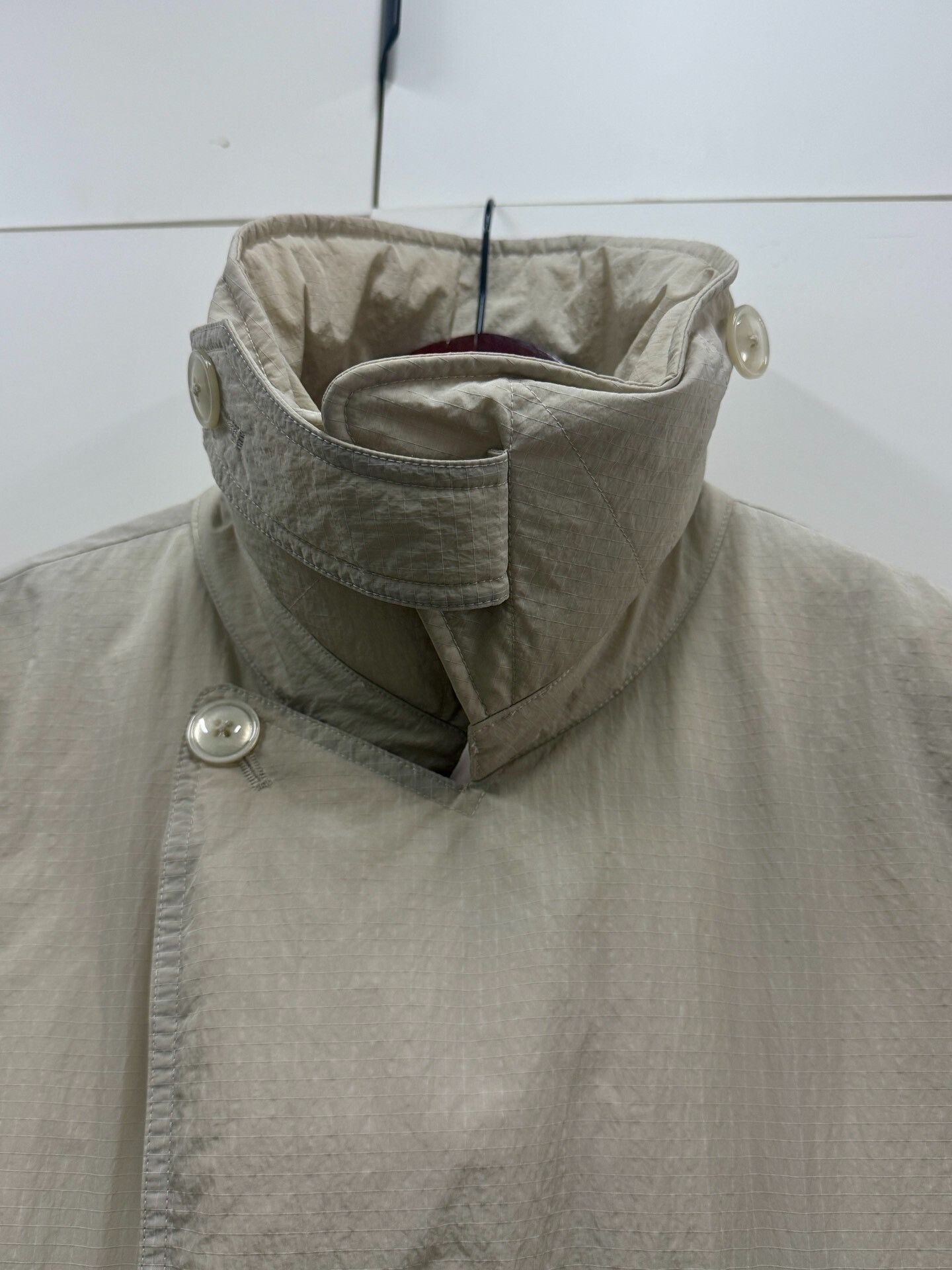 Sage U.Sage FW23 Metallic Nylon Down Pea Coat Size US M / EU 48-50 / 2 - 2 Thumbnail