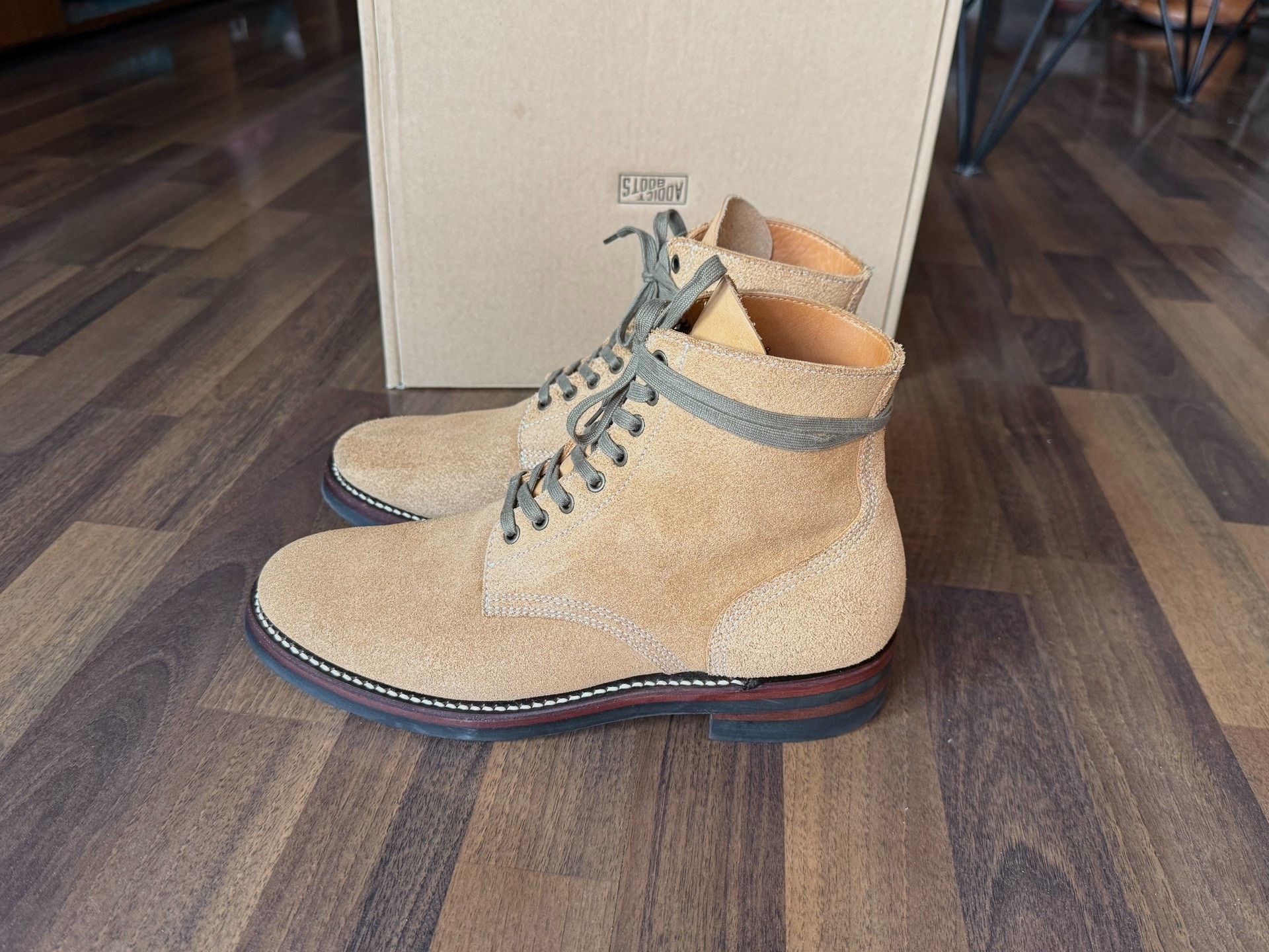 ADDICT ADDICT BOOTS AB-06SS Suede Leather Boots Size US 9 / EU 42 - 4 Thumbnail