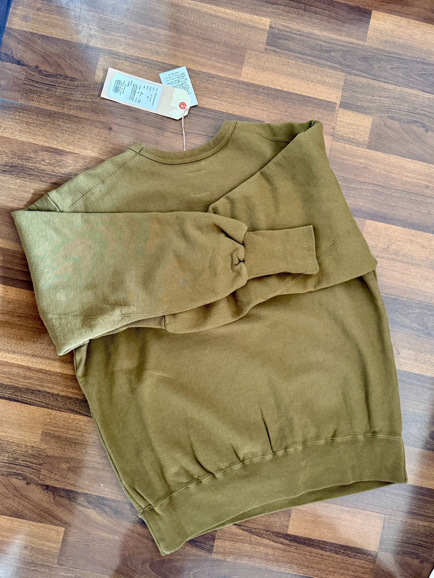 Gypsy GYPSY SONS 80s US Retro Khaki Green Sweatshirt Size US XS / EU 42 / 0 - 5 Thumbnail