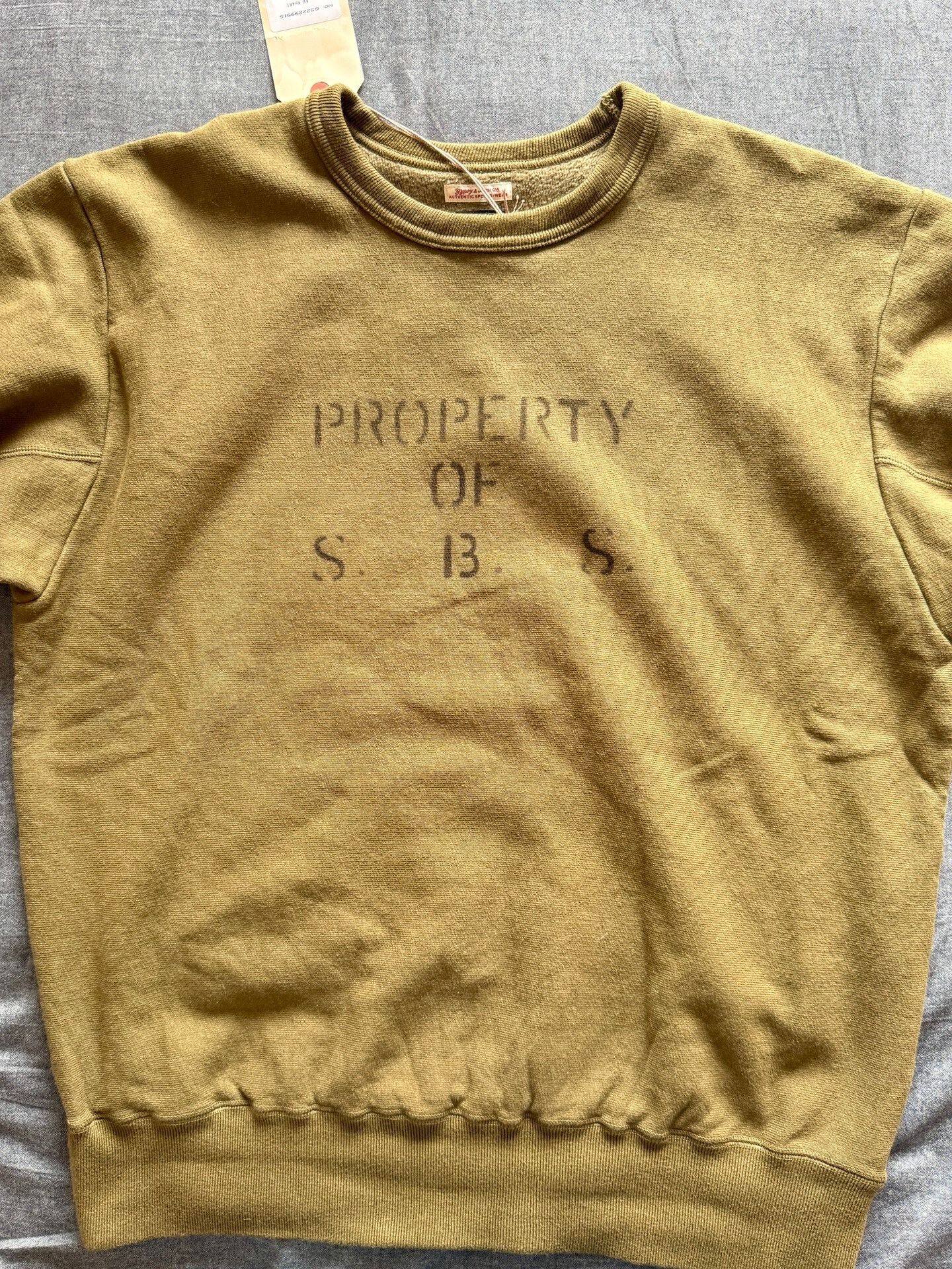 Gypsy GYPSY SONS 80s US Retro Khaki Green Sweatshirt Size US XS / EU 42 / 0 - 9 Thumbnail