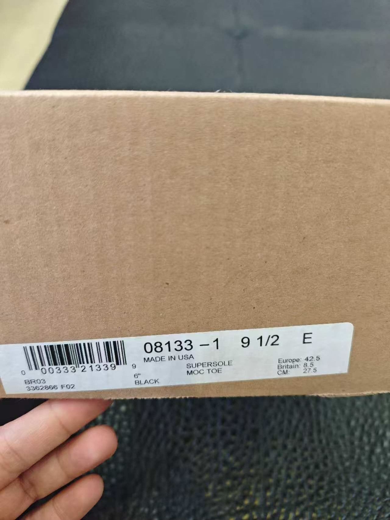 Red Wing Red Wing 8133 Black Work Boot Size US 9.5 / EU 42-43 - 7 Thumbnail