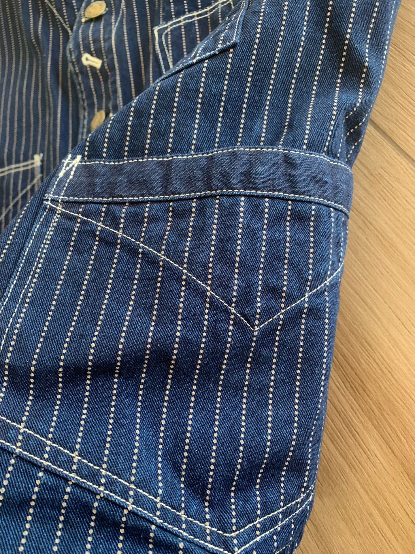 Freewheelers FREEWHEELERS WABASH Stripe Work Vest Size US XS / EU 42 / 0 - 8 Thumbnail