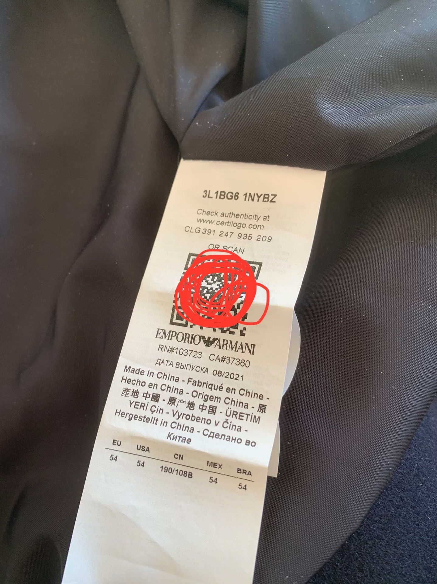 Emporio Armani Emporio Armani Cashmere Wool Jacket Size US L / EU 52-54 / 3 - 6 Thumbnail