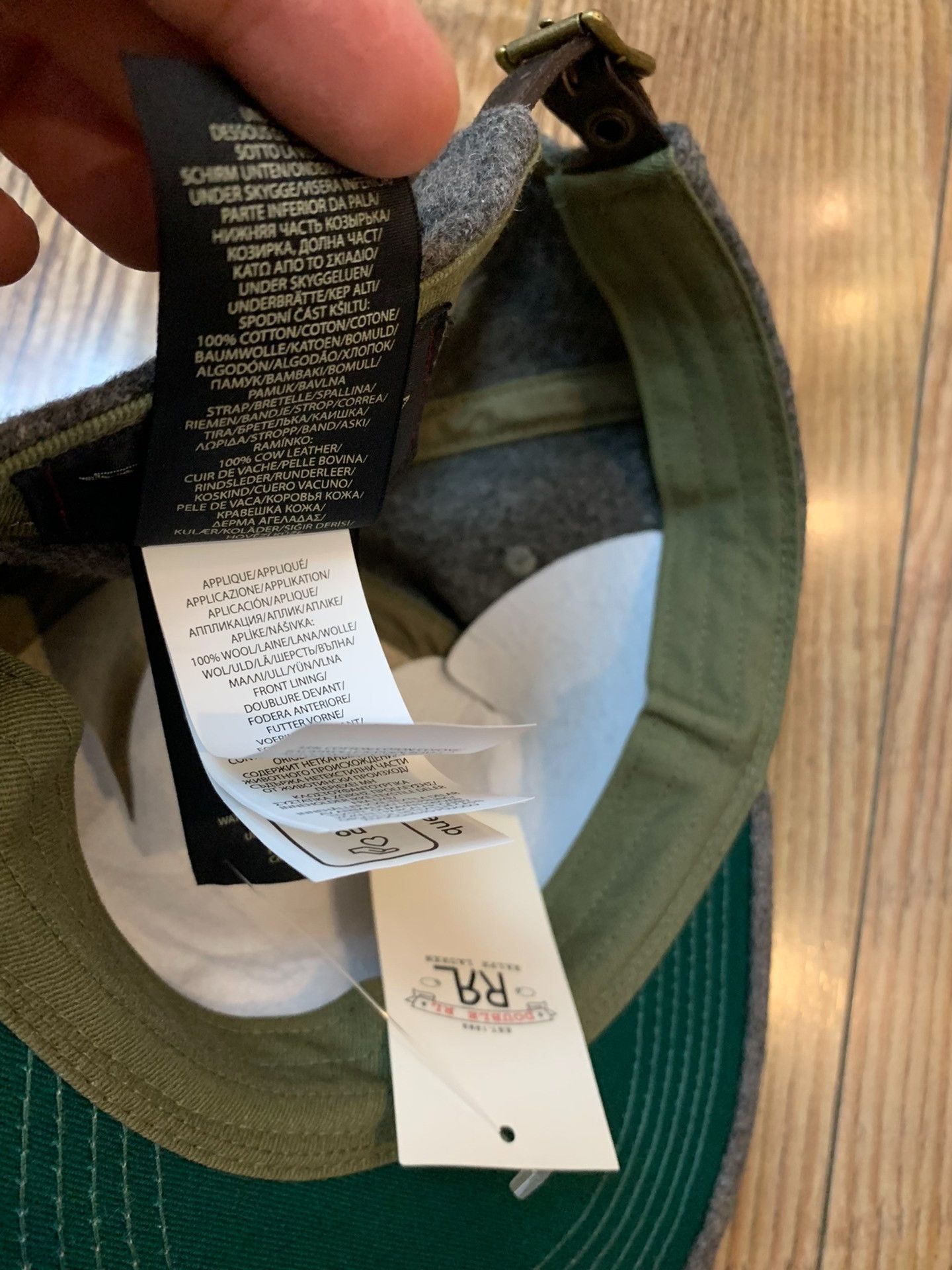 RRL Ralph Lauren RRL Logo Wool-Blend Felt Ball Cap Size ONE SIZE - 6 Thumbnail