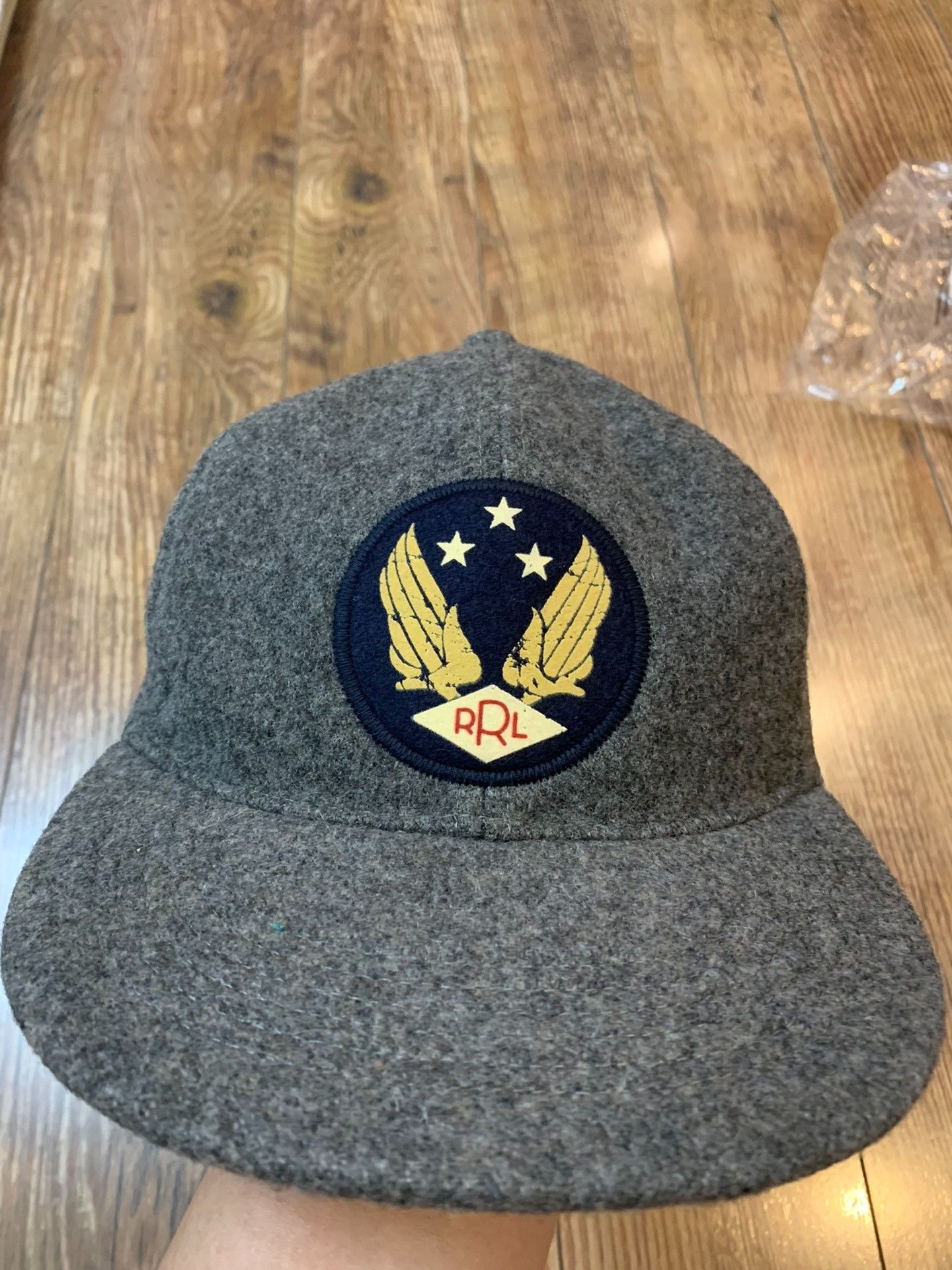 RRL Ralph Lauren RRL Logo Wool-Blend Felt Ball Cap Size ONE SIZE - 1 Thumbnail
