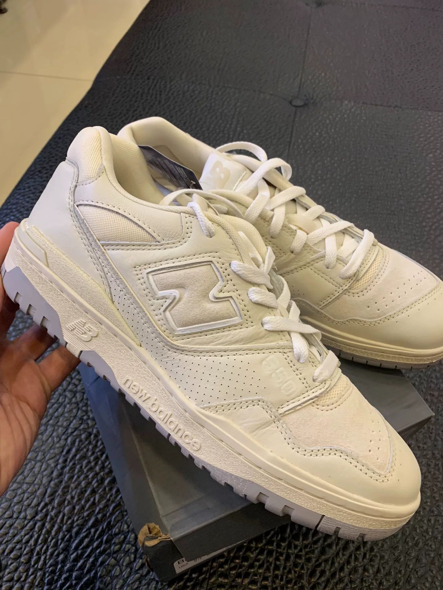 New Balance New Balance 550PWD Leather Retro Basketball Shoes Size US 10 / EU 43 - 2 Thumbnail