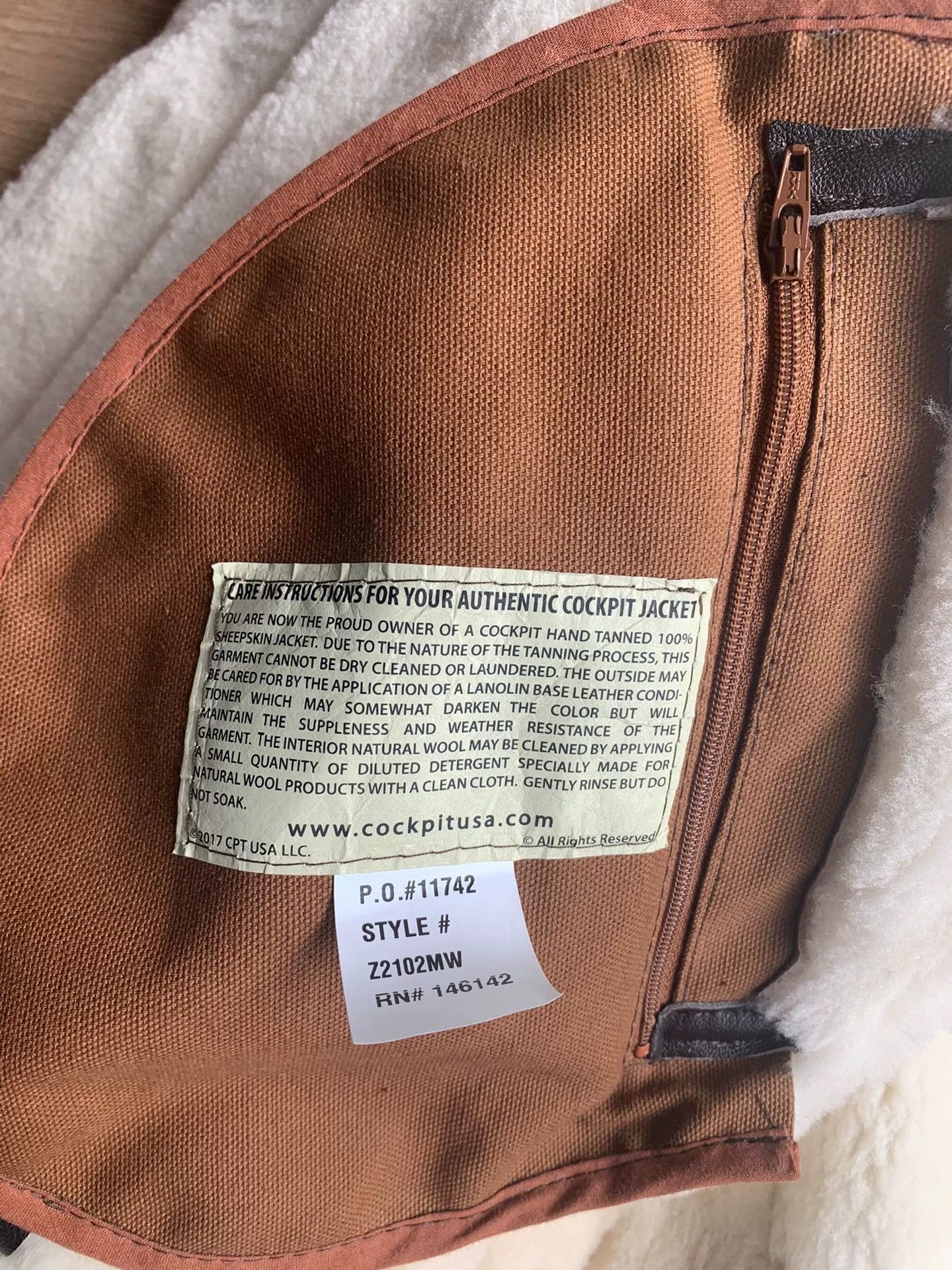 Cockpit USA Cockpit USA 1934 B3 Bomber Leather Jacket Size US XS / EU 42 / 0 - 5 Thumbnail