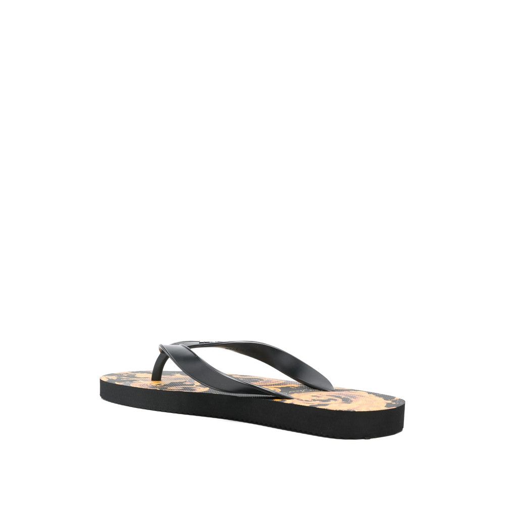 Versace Jeans Couture Versace Jeans Couture BLACK Flip-Flops & Slides Size US 5 / IT 35 - 3 Thumbnail