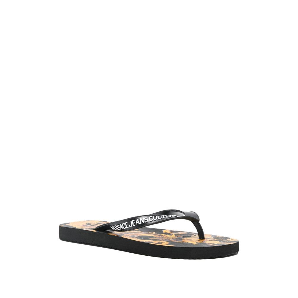 Versace Jeans Couture Versace Jeans Couture BLACK Flip-Flops & Slides Size US 5 / IT 35 - 4 Thumbnail