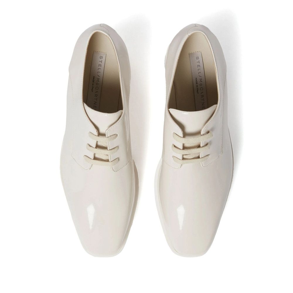 Stella McCartney Stella Mccartney WHITE Derby & Oxford Shoes Size US 8.5 / IT 38.5 - 2 Thumbnail