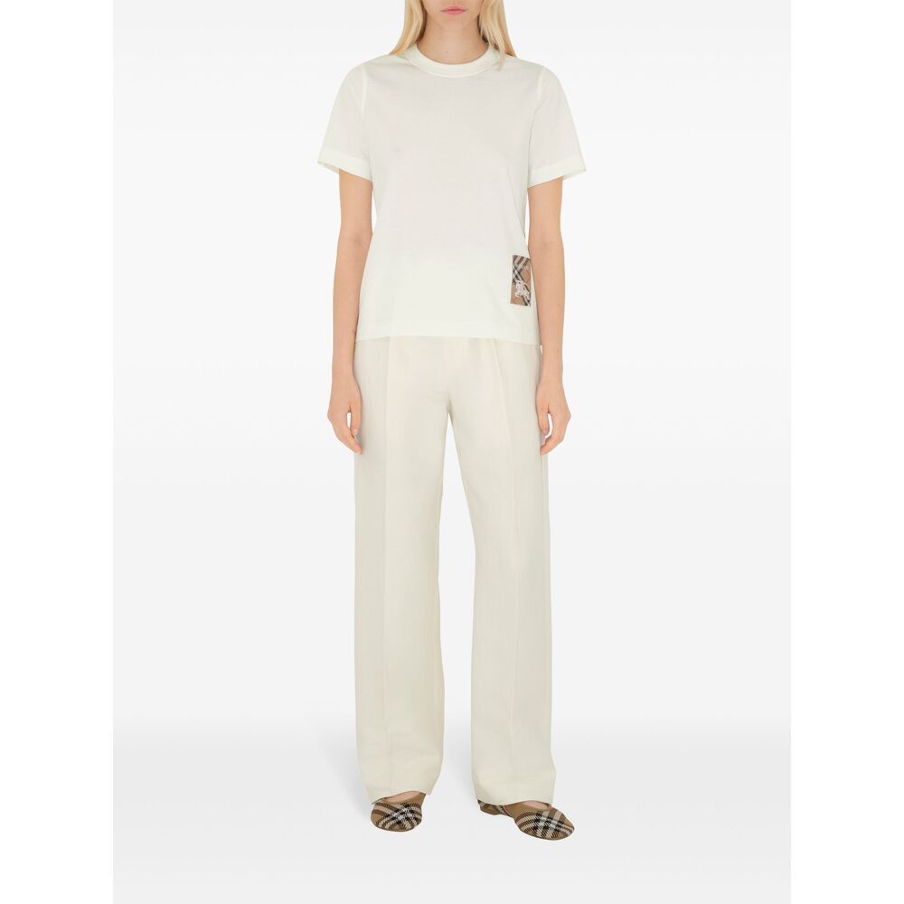 Burberry Burberry WHITE Tops - T-shirts & Jerseys Size L / US 10 / IT 46 - 2 Thumbnail