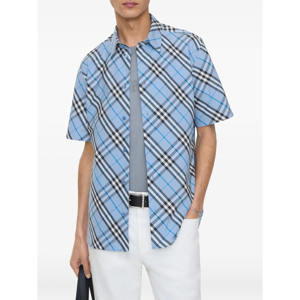 Burberry Burberry BLUE Shirts - Shirts Size US XL / EU 56 / 4 - 2 Thumbnail