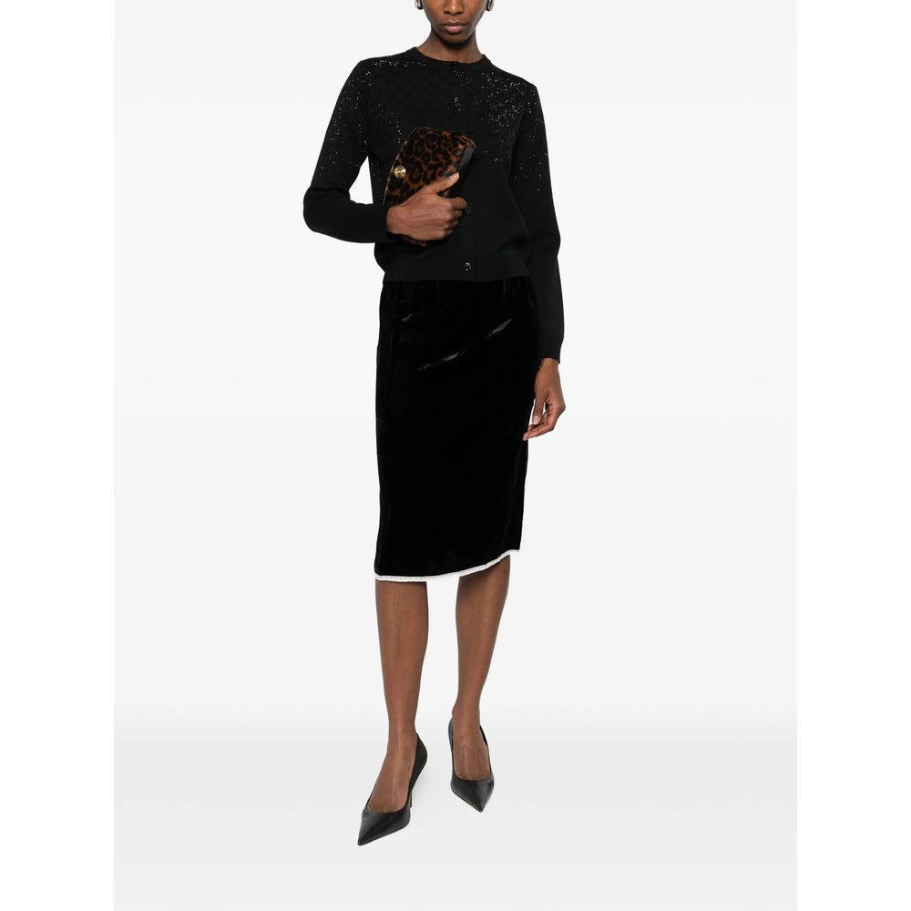 Gucci Gucci BLACK Knitwear - Cardigans Size XS / US 0-2 / IT 36-38 - 4 Thumbnail