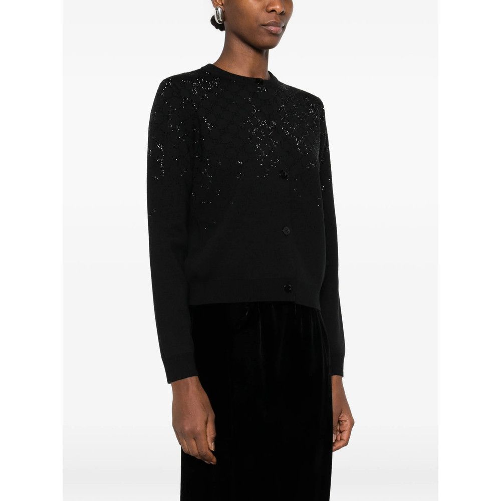 Gucci Gucci BLACK Knitwear - Cardigans Size XS / US 0-2 / IT 36-38 - 2 Thumbnail
