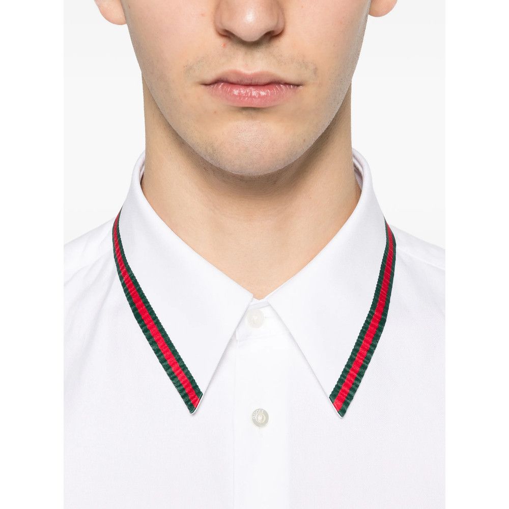 Gucci Gucci WHITE Shirts Size US L / EU 52-54 / 3 - 4 Thumbnail