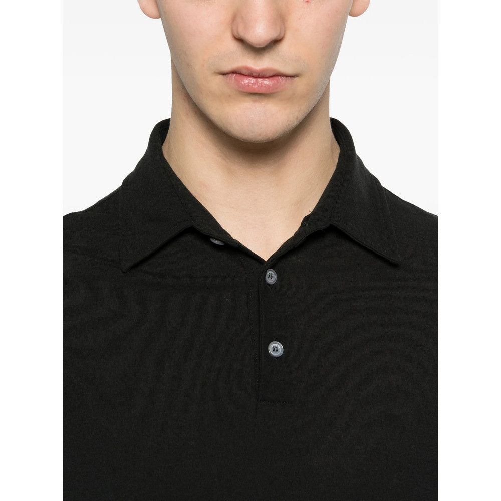 Zanone Zanone BLACK Polo Shirts Size US XXL / EU 58 / 5 - 2 Thumbnail