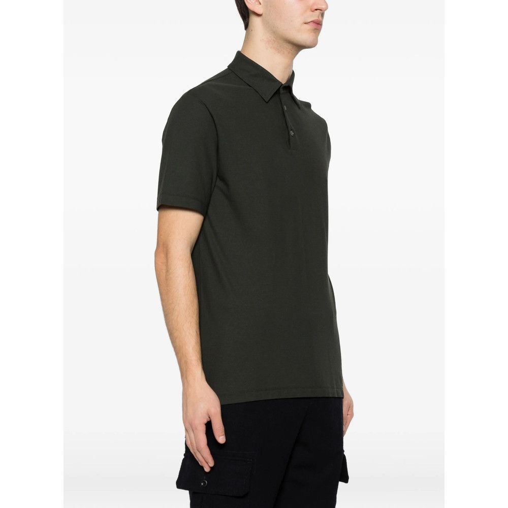 Zanone Zanone GREEN Polo Shirts Size US L / EU 52-54 / 3 - 2 Thumbnail