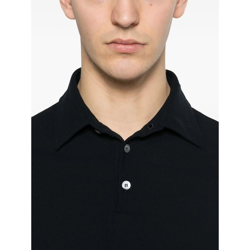 Zanone Zanone BLUE Polo Shirts Size US M / EU 48-50 / 2 - 2 Thumbnail