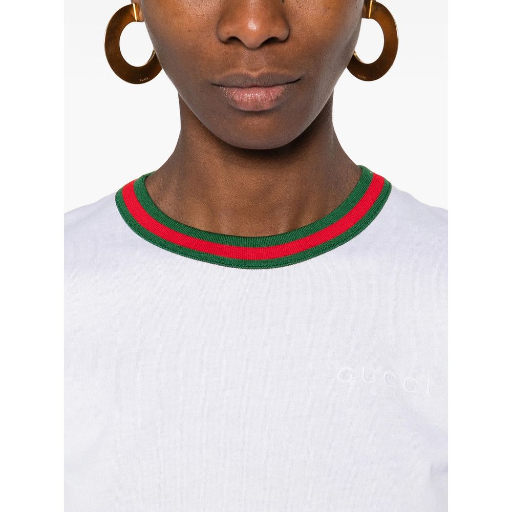 Gucci Gucci WHITE Tops - T-shirts & Jerseys Size XS / US 0-2 / IT 36-38 - 2 Thumbnail