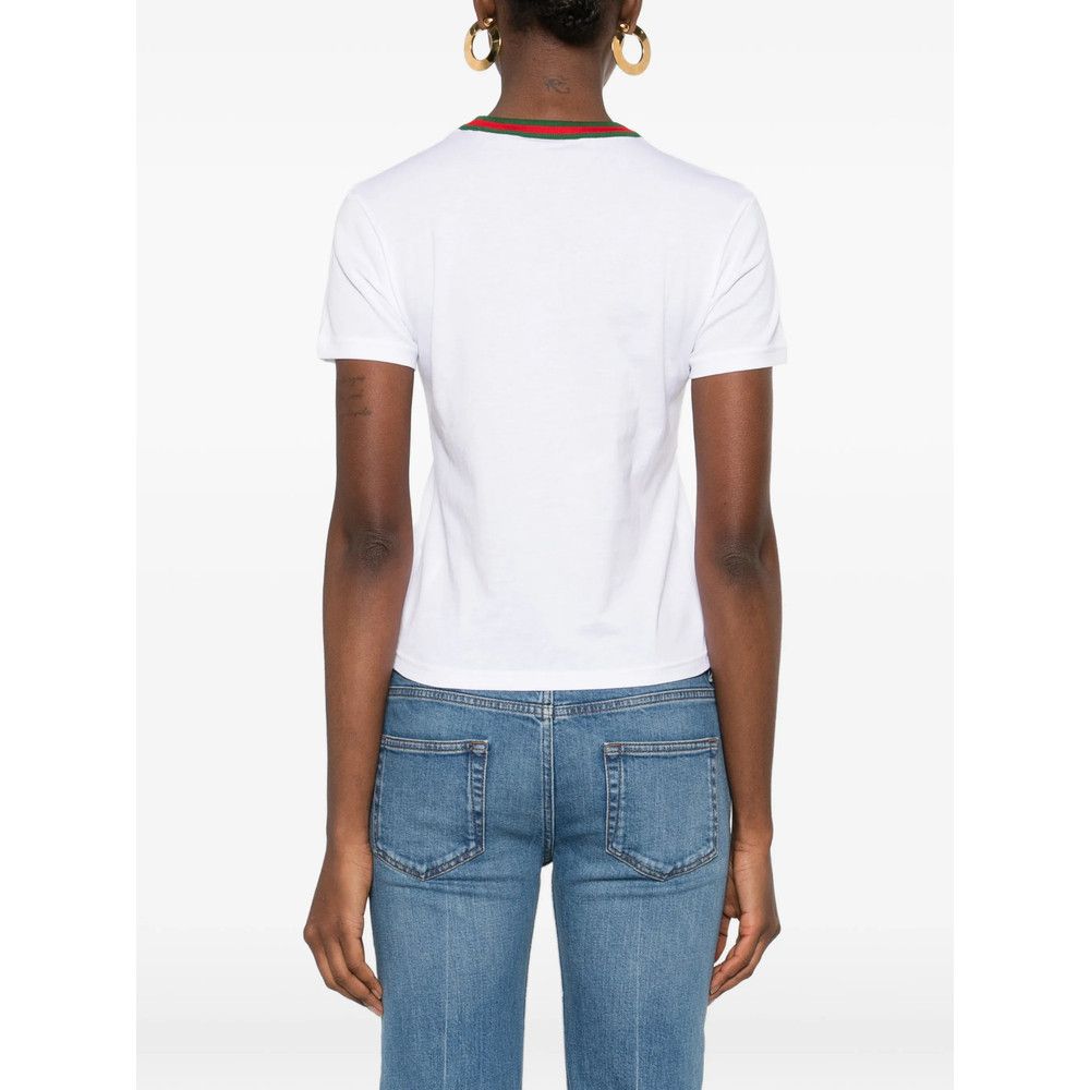 Gucci Gucci WHITE Tops - T-shirts & Jerseys Size XS / US 0-2 / IT 36-38 - 5 Thumbnail