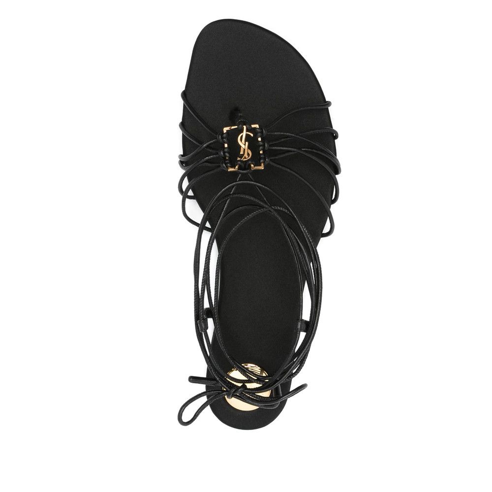 Saint Laurent Paris Saint Laurent BLACK Sandals Size US 9 / IT 39 - 3 Thumbnail