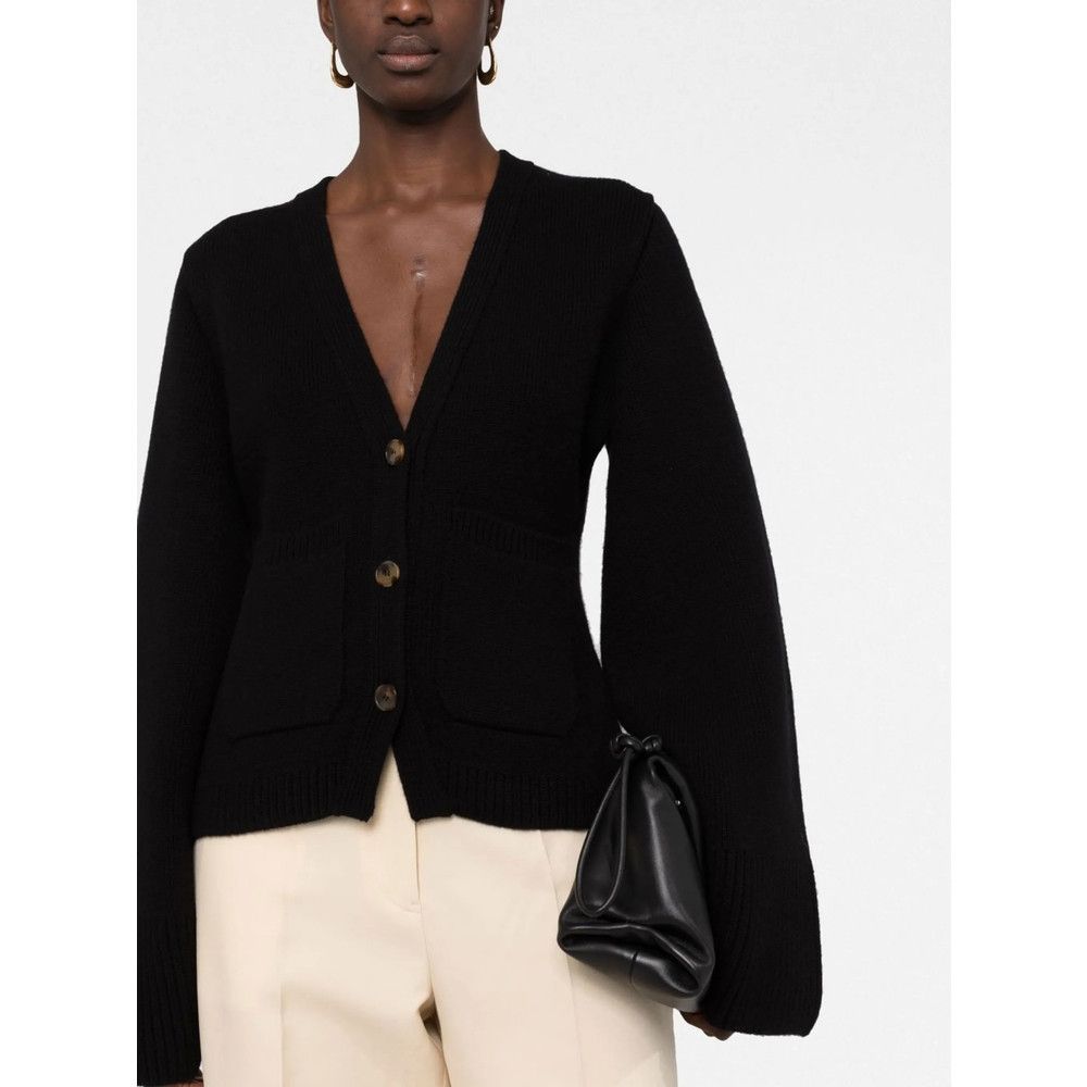 KHAITE Khaite BLACK Knitwear - Cardigans Size M / US 6-8 / IT 42-44 - 4 Thumbnail