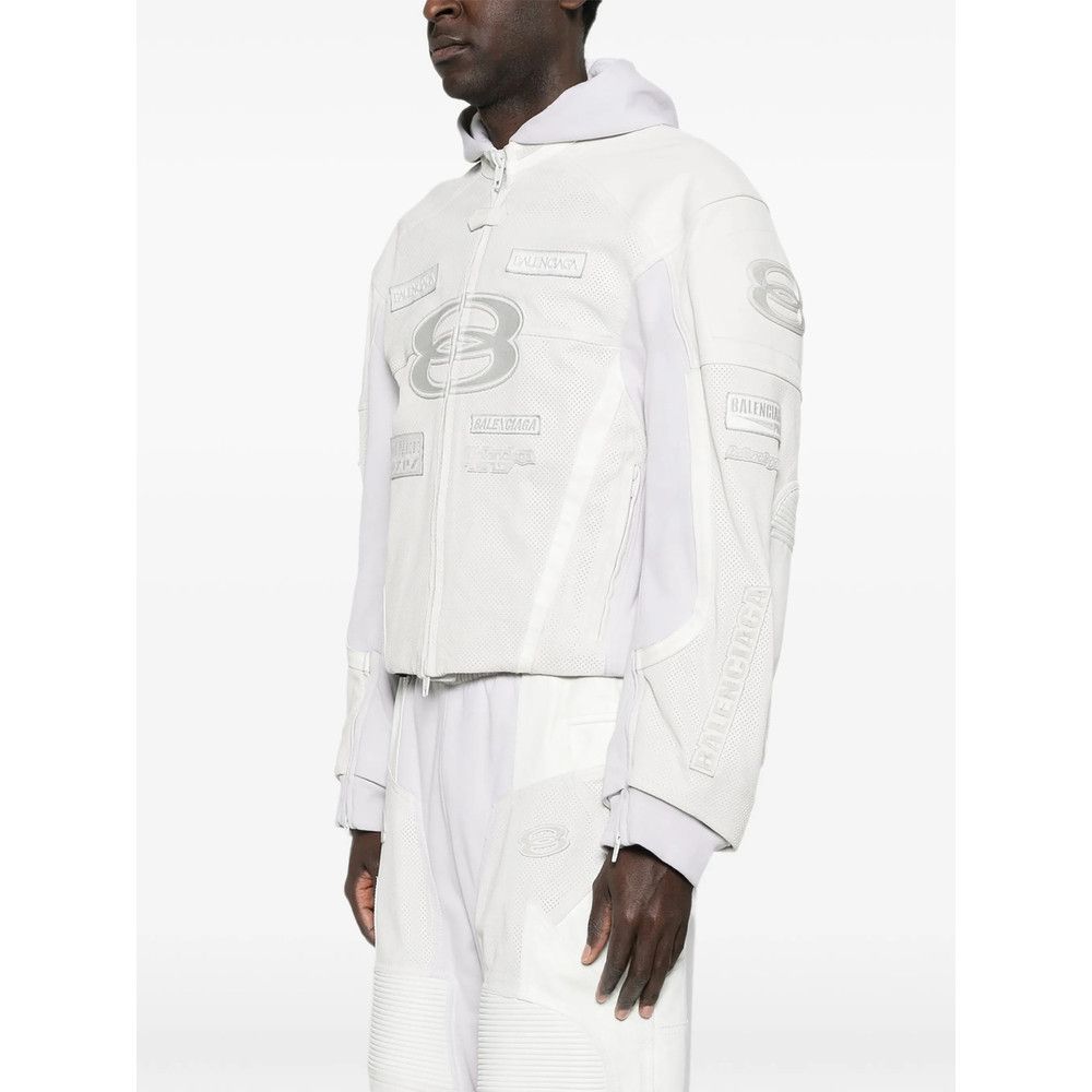 Balenciaga Balenciaga WHITE Jackets - Leather Jackets Size US M / EU 48-50 / 2 - 5 Thumbnail