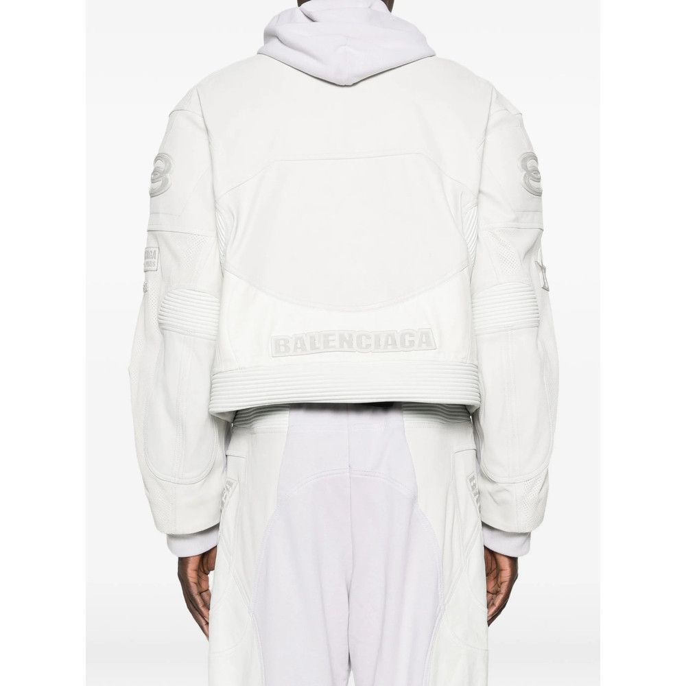 Balenciaga Balenciaga WHITE Jackets - Leather Jackets Size US M / EU 48-50 / 2 - 3 Thumbnail