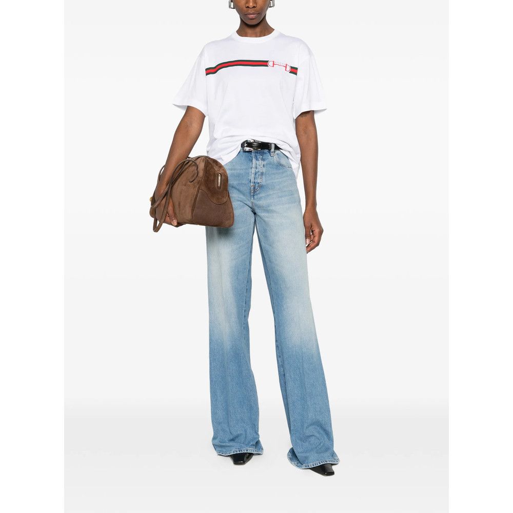 Gucci Gucci WHITE Tops - T-shirts & Jerseys Size M / US 6-8 / IT 42-44 - 5 Thumbnail