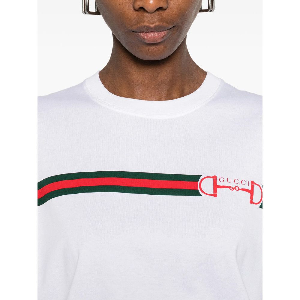 Gucci Gucci WHITE Tops - T-shirts & Jerseys Size S / US 4 / IT 40 - 2 Thumbnail