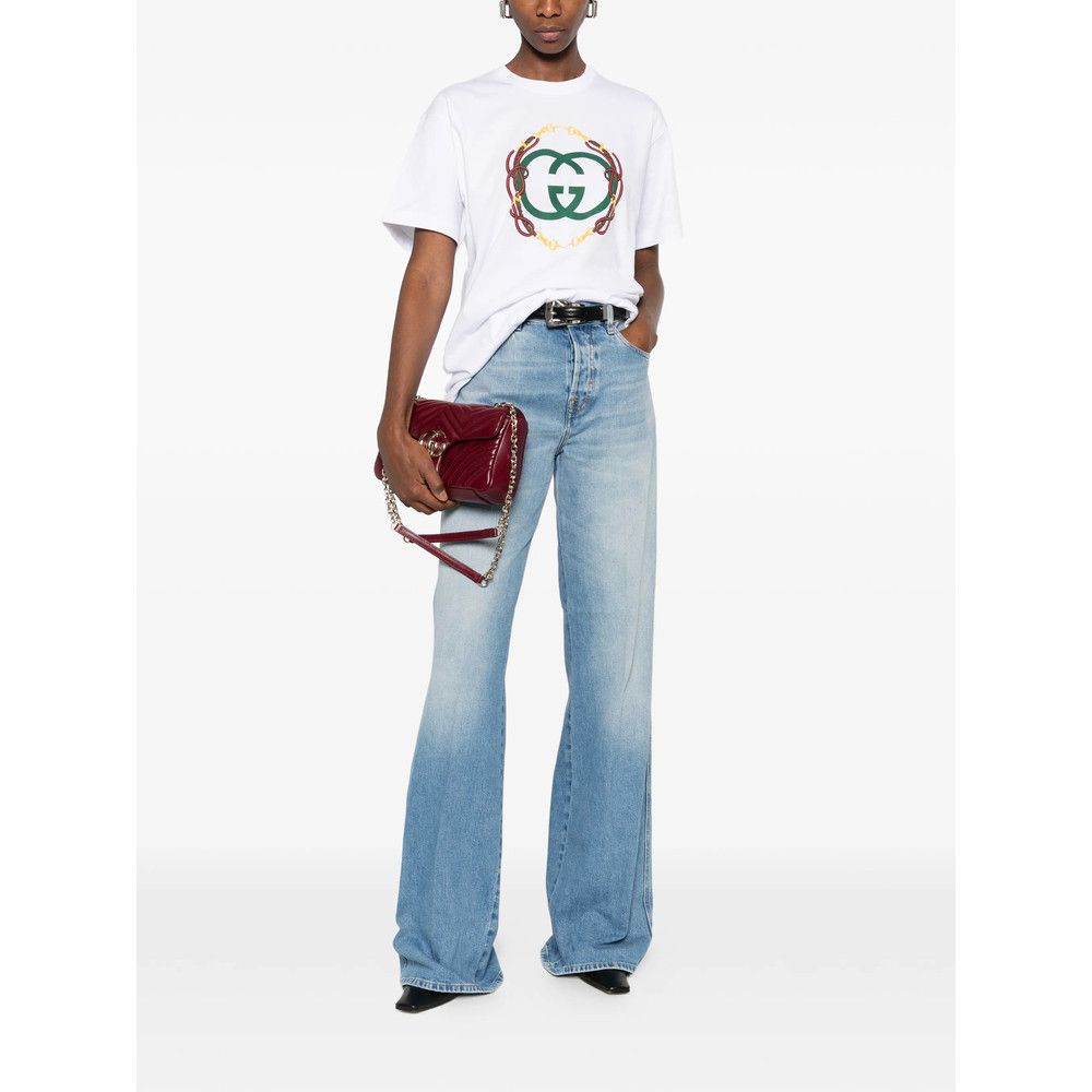 Gucci Gucci WHITE Tops - T-shirts & Jerseys Size XXS / US 00 / IT 34 - 2 Thumbnail