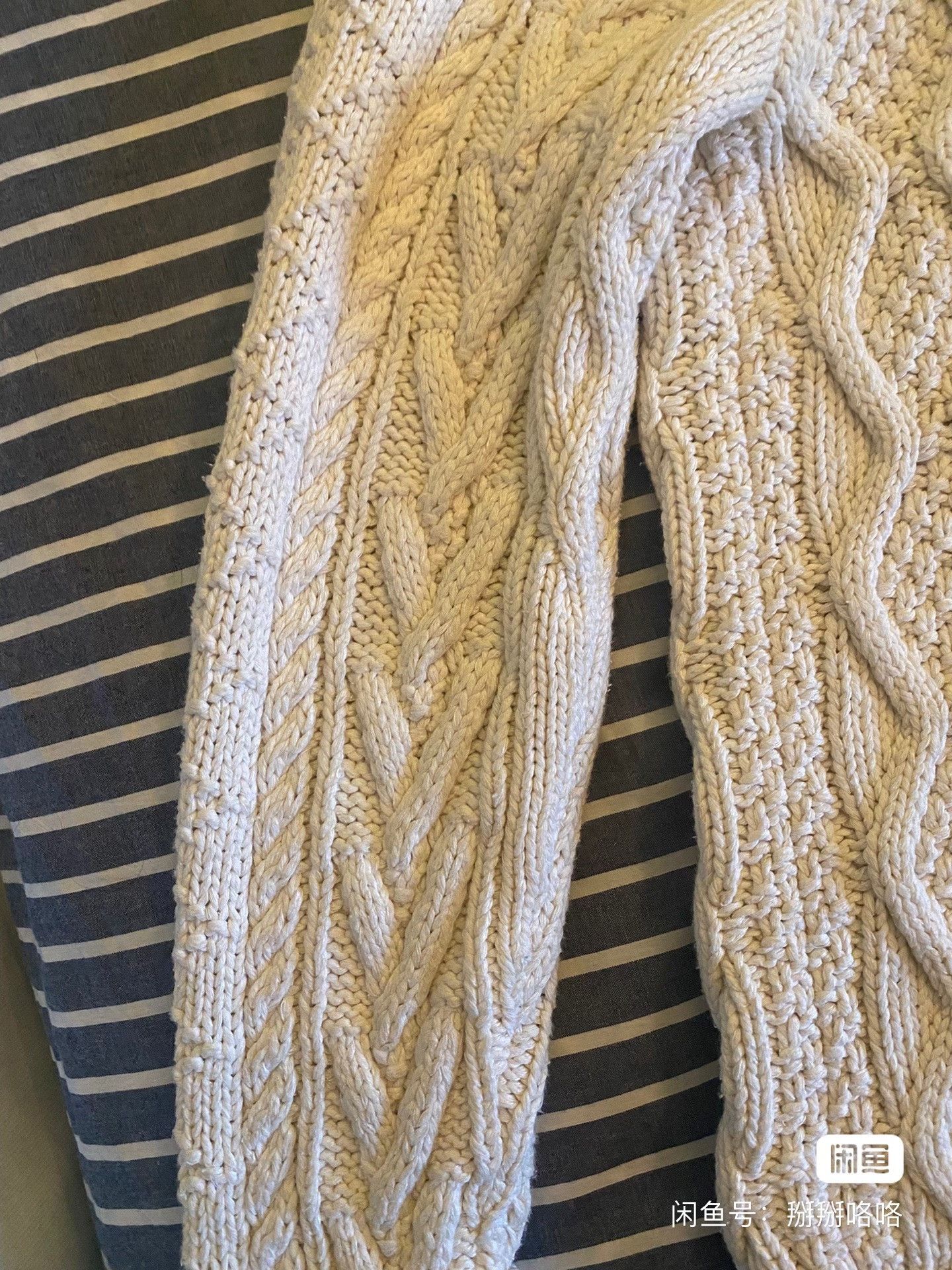 RRL Ralph Lauren RRL White Cable Knit Cardigan Size US S / EU 44-46 / 1 - 4 Thumbnail