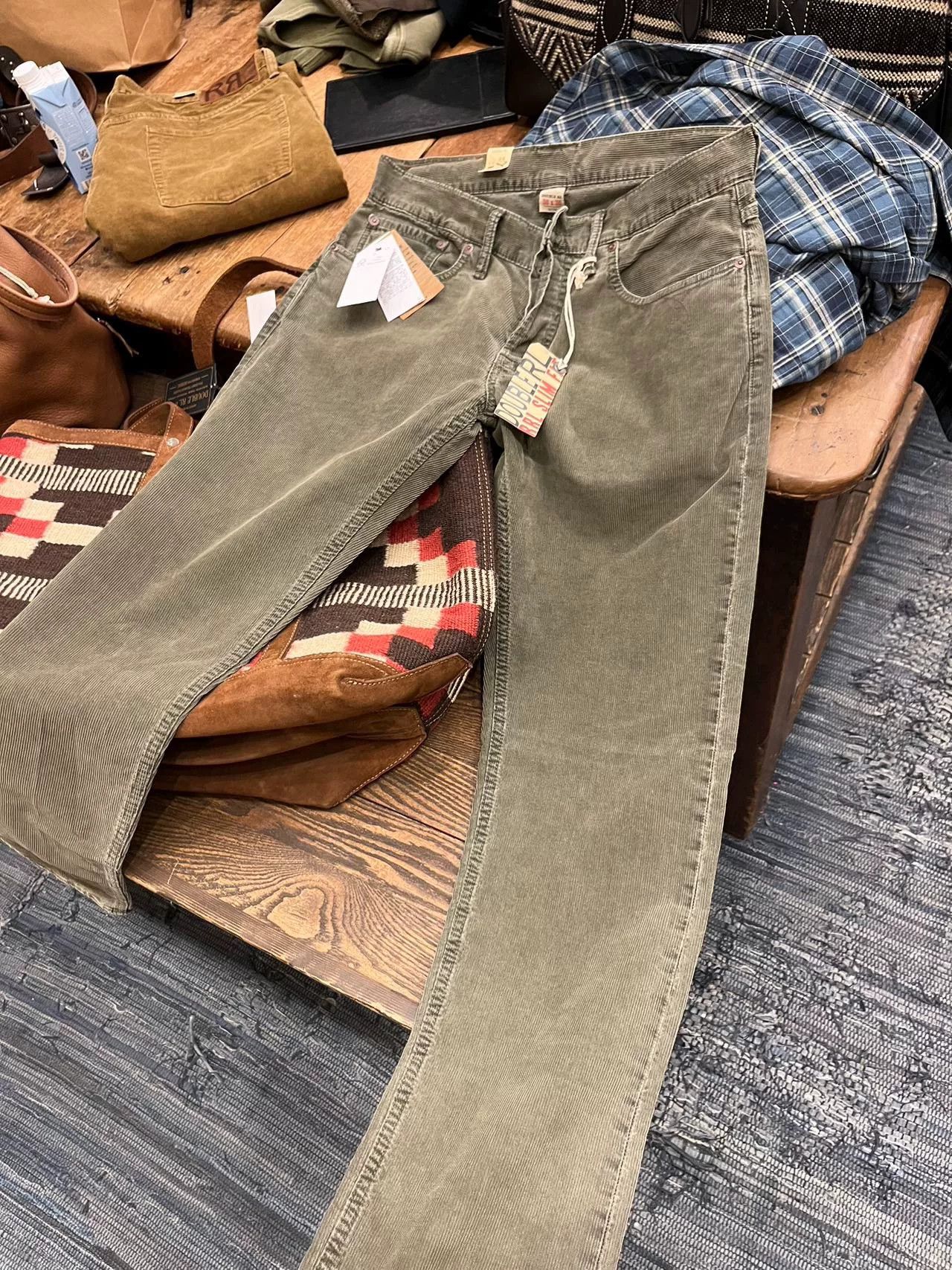 RRL Ralph Lauren RRL Ralph Lauren Green Corduroy Pants 30 Size US 30 / EU 46 - 3 Thumbnail