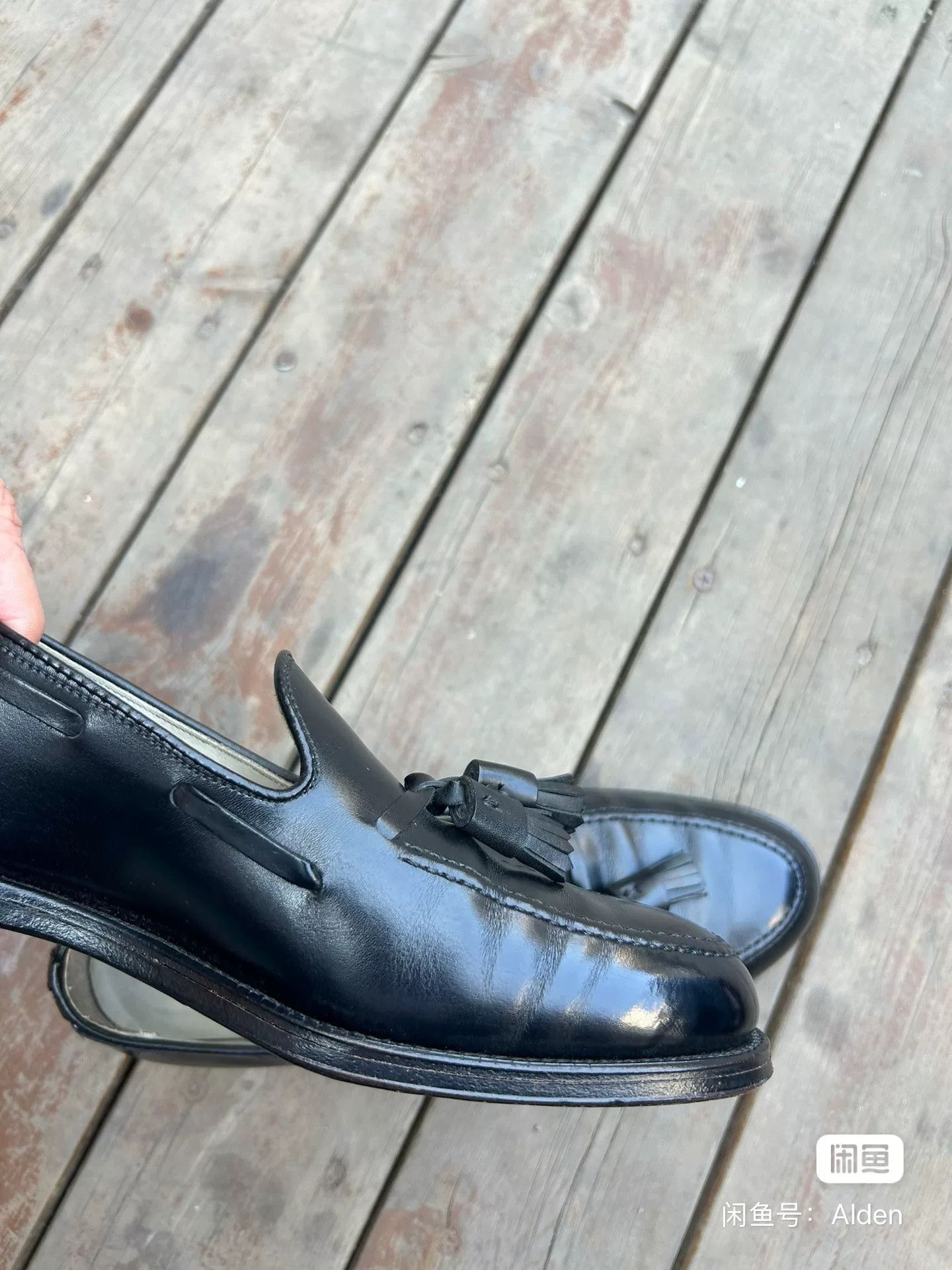 Alden Alden Black Tassel Loafers A Last Size US 6.5 / EU 39-40 - 3 Thumbnail
