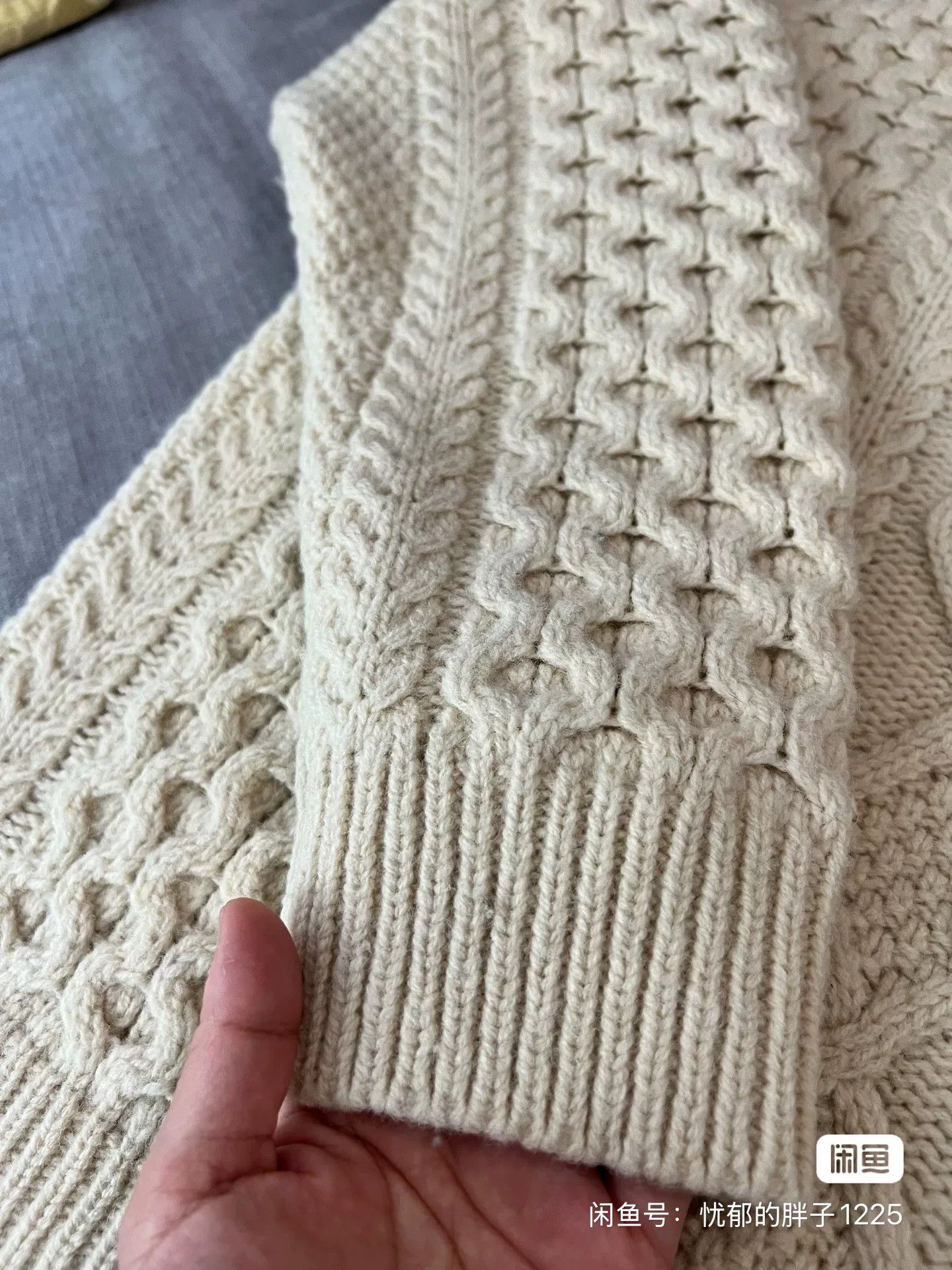 Levi's LVC 100% Wool Fisherman Sweater S