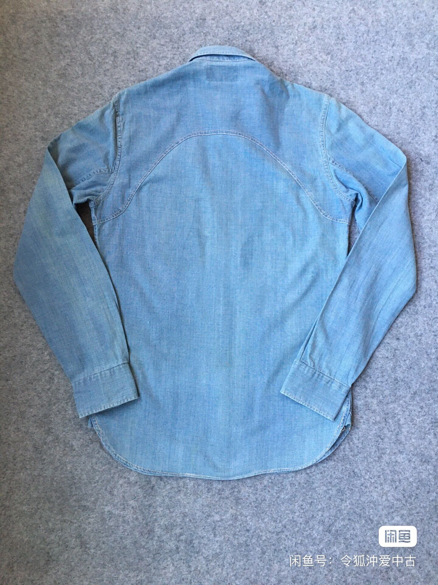RRL Ralph Lauren Double RL RRL Chambray Denim Shirt Size US XS / EU 42 / 0 - 8 Thumbnail