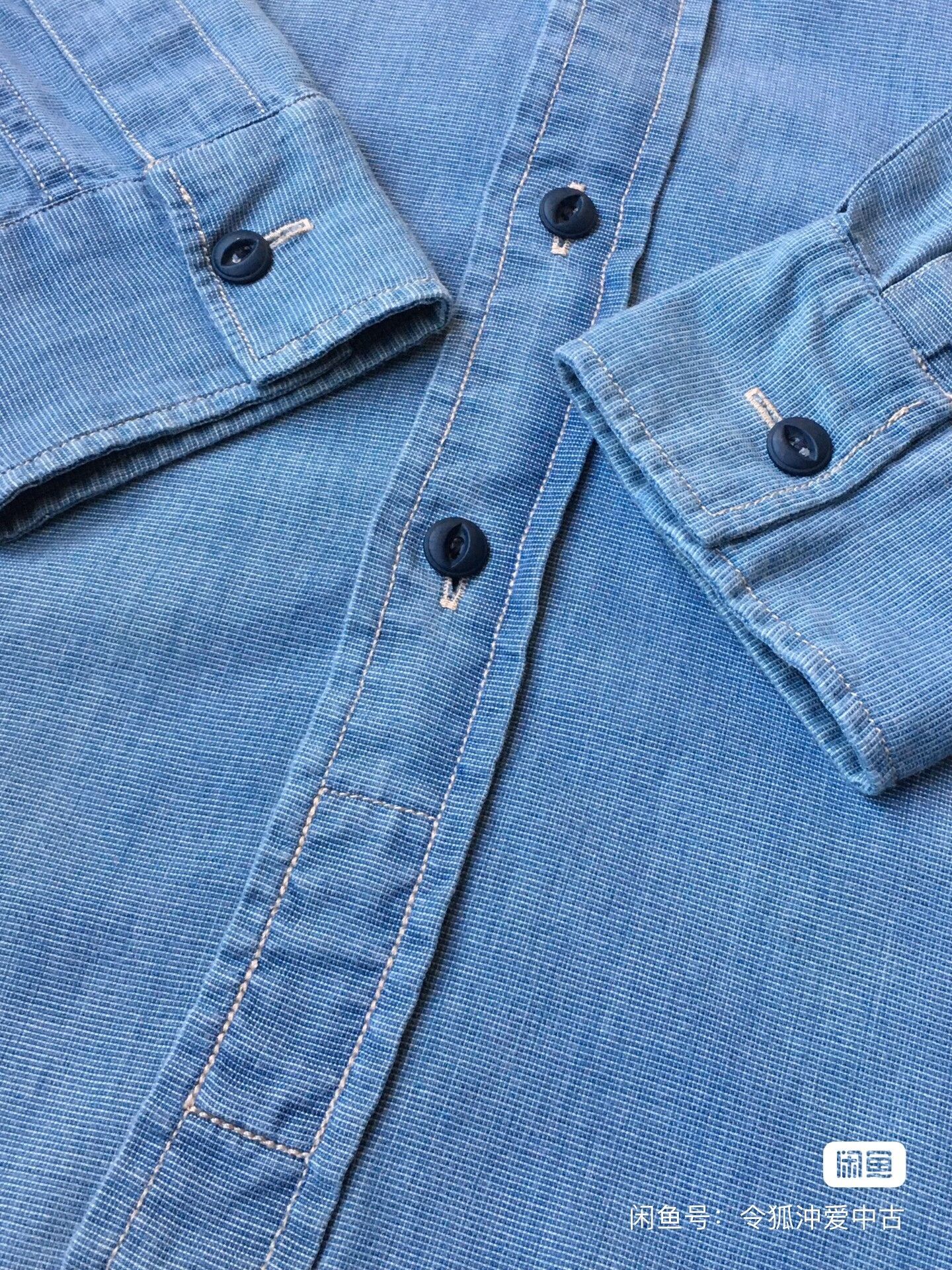 RRL Ralph Lauren Double RL RRL Chambray Denim Shirt Size US XS / EU 42 / 0 - 2 Thumbnail