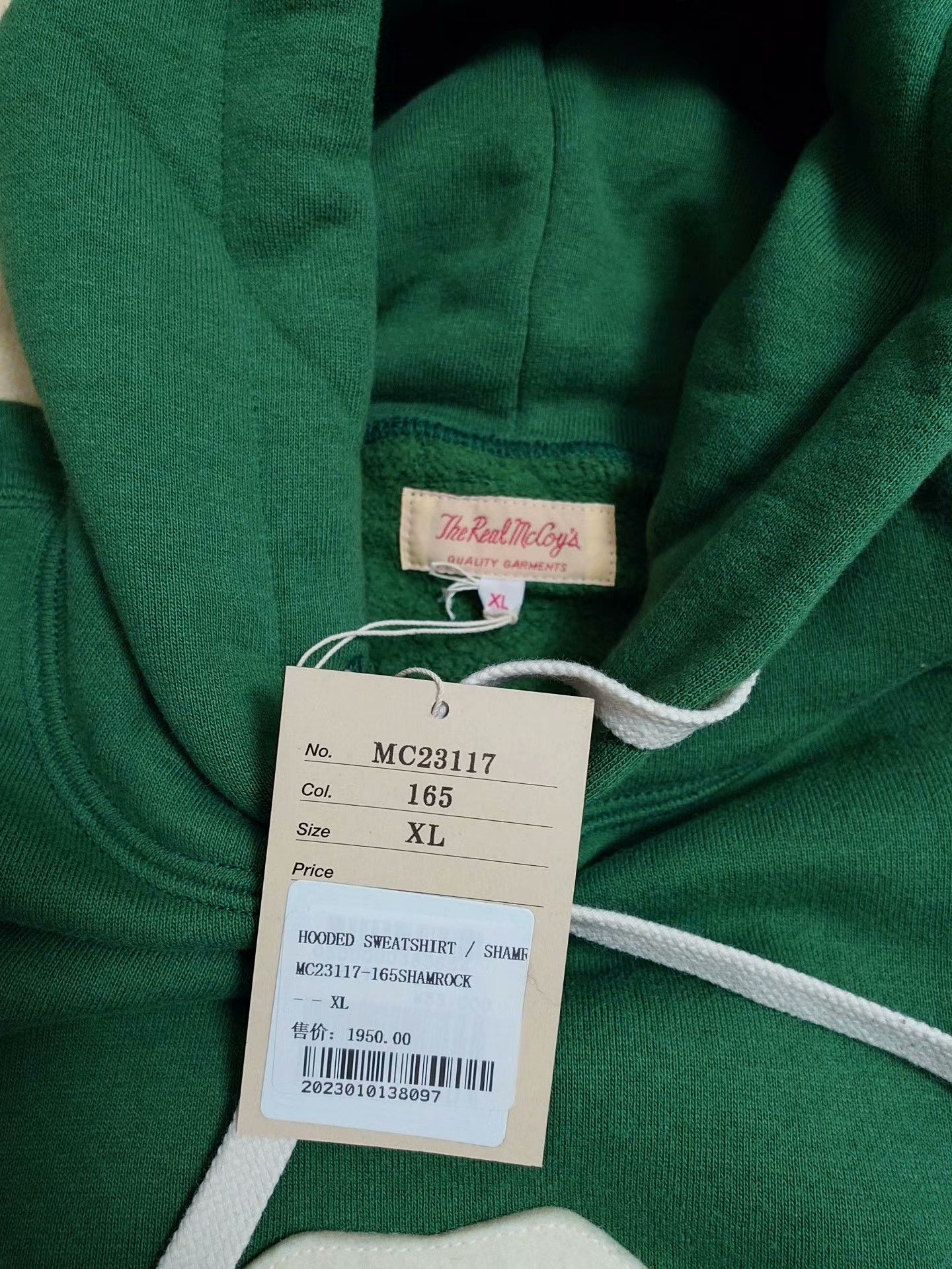 The Real McCoy's The Real McCoy Shamrocks Embroidered Hoodie Size US XL / EU 56 / 4 - 2 Thumbnail