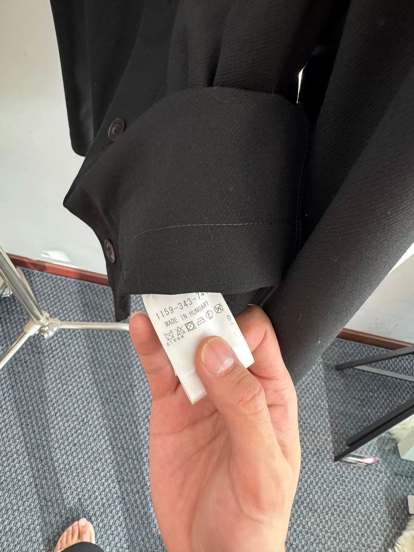Lemaire Lemaire 19AW Collarless Blazer Size US S / EU 44-46 / 1 - 4 Thumbnail