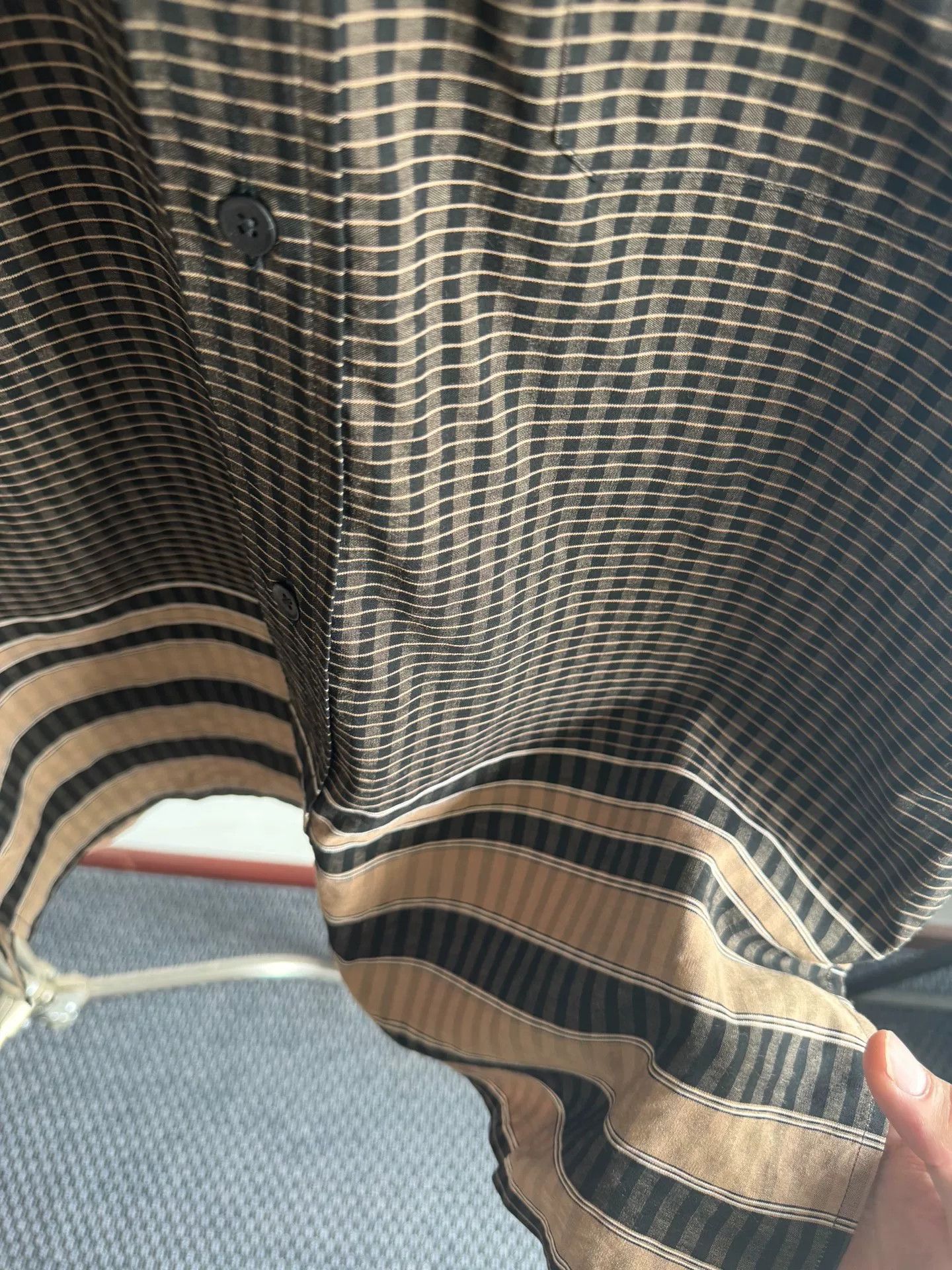 Lemaire Lemaire 19ss Check Long-Sleeve Shirt Size US S / EU 44-46 / 1 - 6 Thumbnail